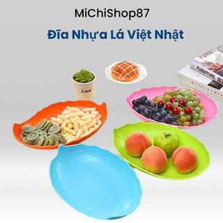 [Rẻ Vô Địch] Đĩa lá nhựa hình chiếc lá nhiều màu sắc Việt Nhật - MS 1241,1242