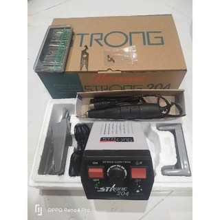 Máy mài Strong 204 siêu khỏe, siêu êm tặng kèm bộ đầu mài 30 chi tiết