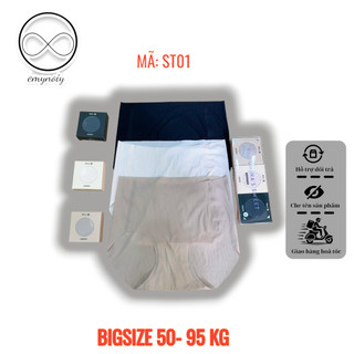Set 3 quần lót su thạch lưng cao 40 đến 68 ký