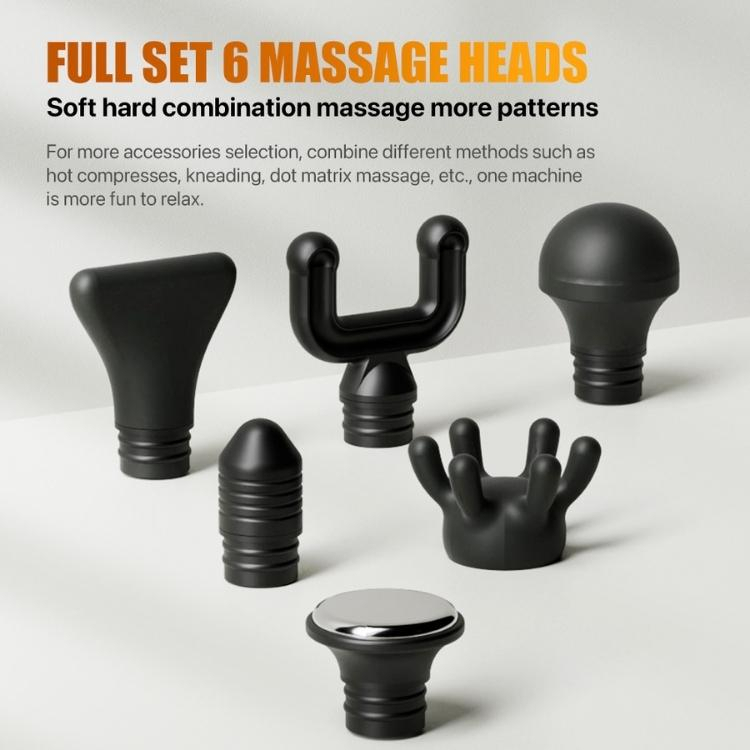 Súng Massage Cầm Tay Philips 7303 [Bảo Hành 24T] Máy massage cầm tay 5 chế độ, 6 đầu massage chuyên dụng, chườm ấm