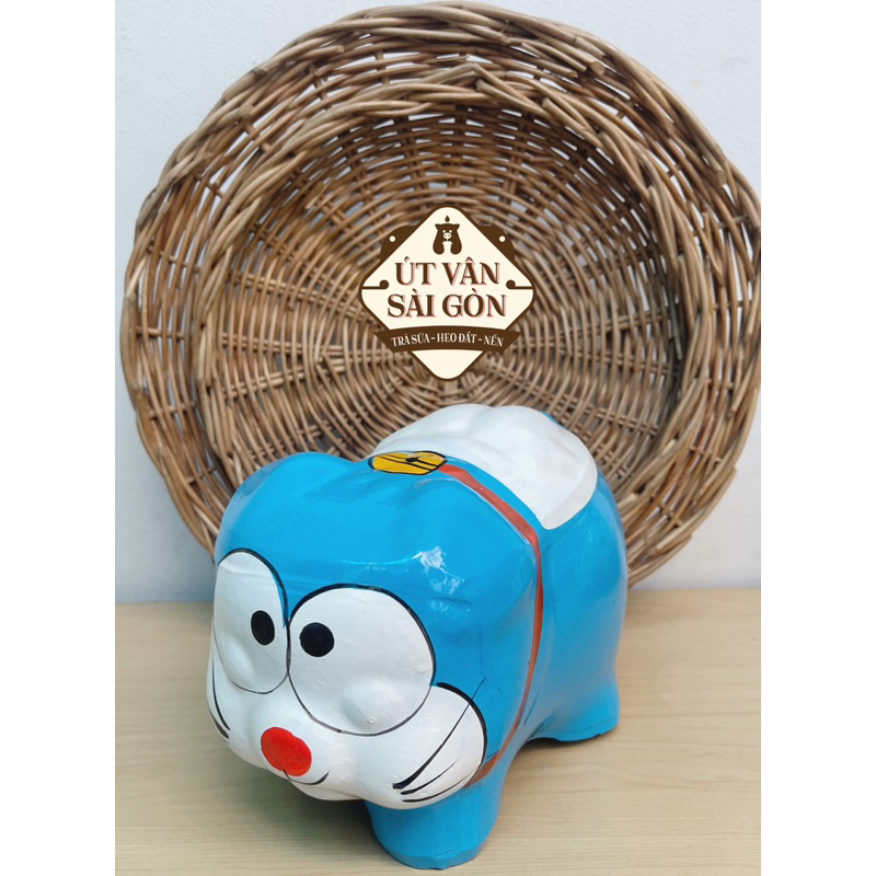 Heo đất tiết kiệm doremon size M ( 18x10x13 )
