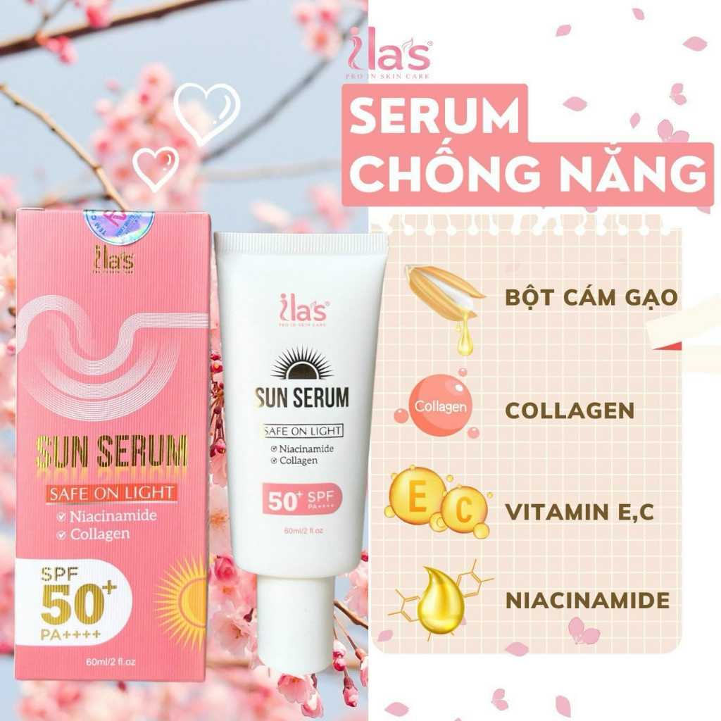 SERUM CHỐNG NẮNG 𝐈𝐋𝐀'𝐒 𝐒𝐏𝐅 𝟓𝟎+ 𝐏𝐀++++ 60ML