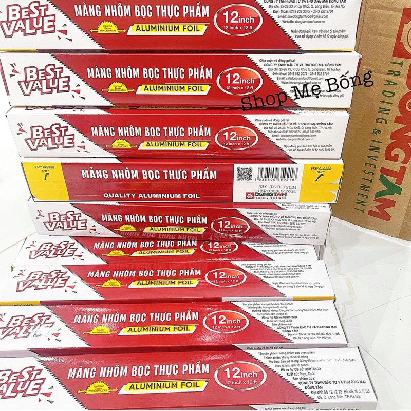 Giấy bạc / Màng nhôm bọc thực phẩm [Xả Kho]