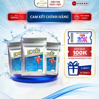 MEN VI SINH QUỐC DÂN CHO AO NUÔI - EM GỐC - TÚI BỘT 200GR- VI SINH XỬ LÝ AO TÔM - XỬ LÝ NƯỚC, HẤP THU KHÍ ĐỘC CHO AO TÔM