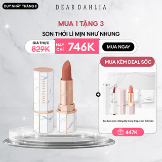 Son Thỏi Dear Dahlia Hiệu Ứng Lì Mịn Lip Paradise Effortless Matte Lipstick 3.2g