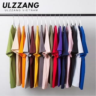 Áo thun trơn tay lỡ ulzzang Premium Cotton phông Unisex form rộng oversize nhiều màu