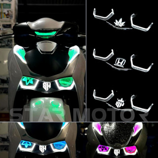 Bộ vòng LED 3D dành cho SH 2020 - 2024 khắc hoạ tiết logo kèm sẵn dây Led