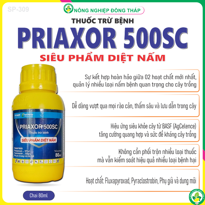 Thuốc PRIAXOR 500SC – Siêu Phẩm Diệt Nấm (Chai 80ml)