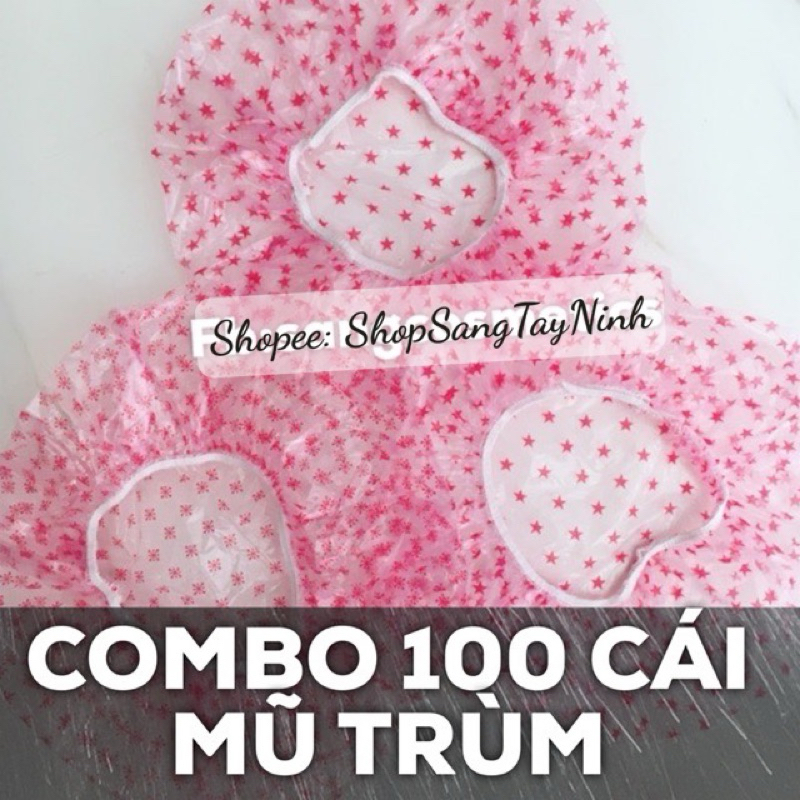 Combo 50 - 100 Cái Trùm Tóc Mỏng Như Hình Bao trùm tóc nón trùm tóc , mủ trùm tóc
