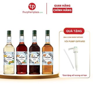 Siro Giffard chai 1L dành cho pha chế