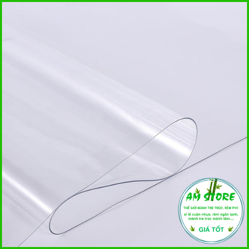 PVC trong suốt đa công dụng (1.4m x 2m)| Màn nhựa chắn khuẩn | Tấm nhựa PVC dẻo trong suốt dày 1mm