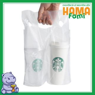 Túi nilon đựng 1 ly, 2 ly và chữ T trà sữa đóng túi 1kg