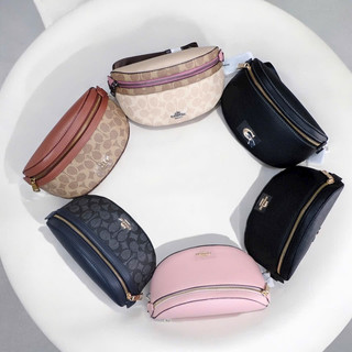 ‼️Rẻ nhất Shopee‼️Túi Bao tử COACH Bethany Belt Bag In Blocked Signature