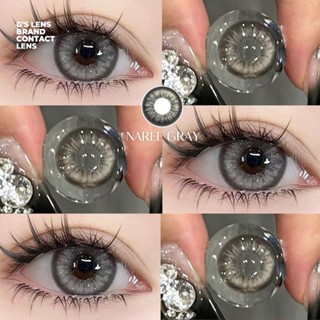  Kính áp tròng Gtrendy NAREE GRAY xám tây xước giãn vừa 6 tháng G.DIA14.5mm có độ 0-8 NỘI ĐỊA TRUNG 