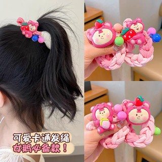 Cột Tóc thắt bím CHARM TO màu hồng xinh xắn đáng yêu cho bé