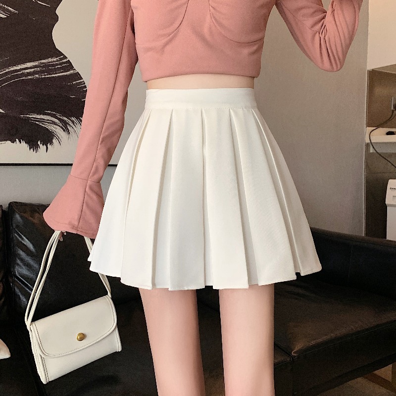 Chân Váy Xếp Ly Xoè Chữ A Váy Ngắn Midi Cao Cấp,Chân Váy Công Sở,Tennis Đẹp Hàn Quốc Ly Úp Đen,Trắng-822HQ | BigBuy360 - bigbuy360.vn