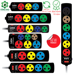 Ổ cắm điện LIOA đa chức năng có công tắc đa dạng mẫu mã - Tổng kho kim khí điện nước 
