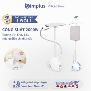 Simplus Bàn là hơi nước Công suất lớn 2000w - Hàng chính hãng GTJH014 - Bảo Hành 1 Năm 1 Đổi 1