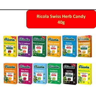 (9 vị) Kẹo thảo mộc Ricola Sugar free 40gr