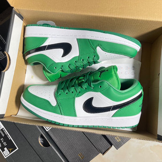 Giày thể thao Jordan 1 Low Xanh Lá [Tặng Full Box Bill] Giày JD cao cổ xanh dương bản đẹp nam nữ