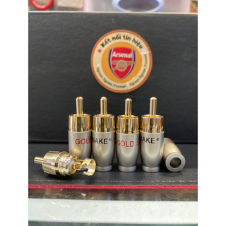 Jack AV hoa sen rca Goldsnake nhập khẩu. Báo giá 1 chiếc