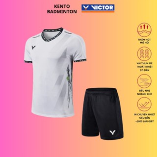 Áo Cầu Lông, Quần Cầu Lông, Bộ Cầu Lông VICTOR Nam Nữ, Vải Thoáng Khí STT585