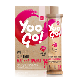 Thực phẩm dành cho chế độ ăn đặc biệt YOO GO WEIGHT CONTROL DRINK MIX RASPBERRY&POMEGRANATE – 1