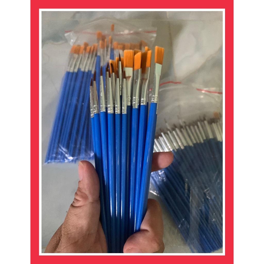 ( 20 Cây ) Cọ Vẽ Màu Nước , Cọ Tô Tượng