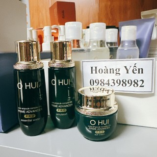 [TÁCH SET] Bộ OHUI xanh Prime Advancer Ampoule (NƯỚC HOA HỒNG 20ML +SỮA DƯỠNG 20ML +KEM MẮT 5ML)