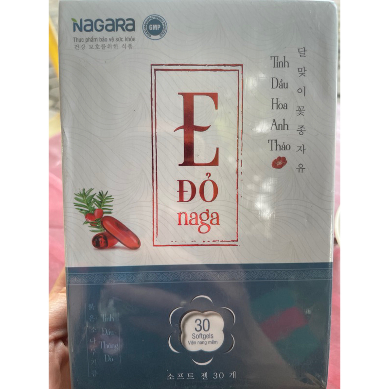 E Đỏ NAGA.dùng cho người da bị khô , da xám,nám da , da nhăn ,người có nhu cầu làm đẹp da , cân bằng