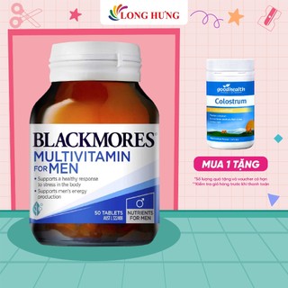 Viên uống Blackmores Men's Multivitamin For Men hỗ trợ sức khỏe nam giới (50 viên)