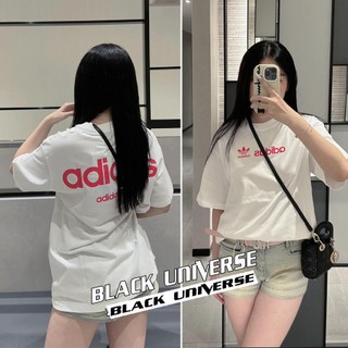 Áo thun lỡ tay adida.a HỒNG chất liệu cotton 100% cao cấp from rộng