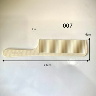 Lược nhựa 007 chải đầu, lược nhựa cắt tóc có cán cầm loại dẽo, chịu nhiệt tốt