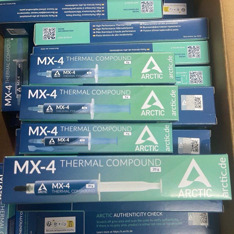 Keo Tản Nhiệt MX4 Arctic 4g 8g 20g Check QR Code