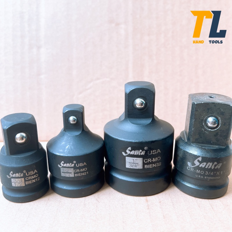 Đầu chuyển đầu biến tuýp 1/2" sang 3/4"; 3/4" sang 1/2"; 1" sang 3/4"; 3/4" sang 1" Santa