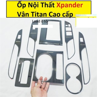 Bộ ốp nội thất xe Mitsubishi Xpander Cross, Xpander 2023-2018 Vân Carbon, Titan