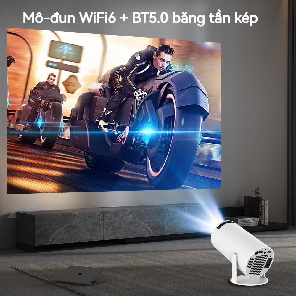 Máy chiếu mini HY300/HY300pro Android 11 Full HD 4K Tự động Keystone WiFi 2.4/5G Kết nối điện thoại laptop ios xem phim | BigBuy360 - bigbuy360.vn
