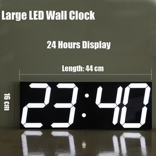 Đồng hồ điện tử treo tường LED 3D cỡ lớn điều khiển từ xa