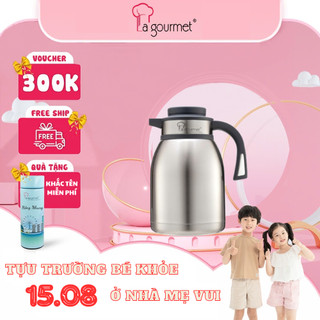 Bình trà giữ nhiệt La gourmet Sakura 2L (bảo hành 5 năm) - 408877