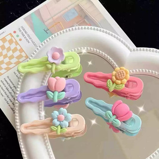 Set kẹp tóc gấu dâu / trái dâu 3 kẹp dễ thương