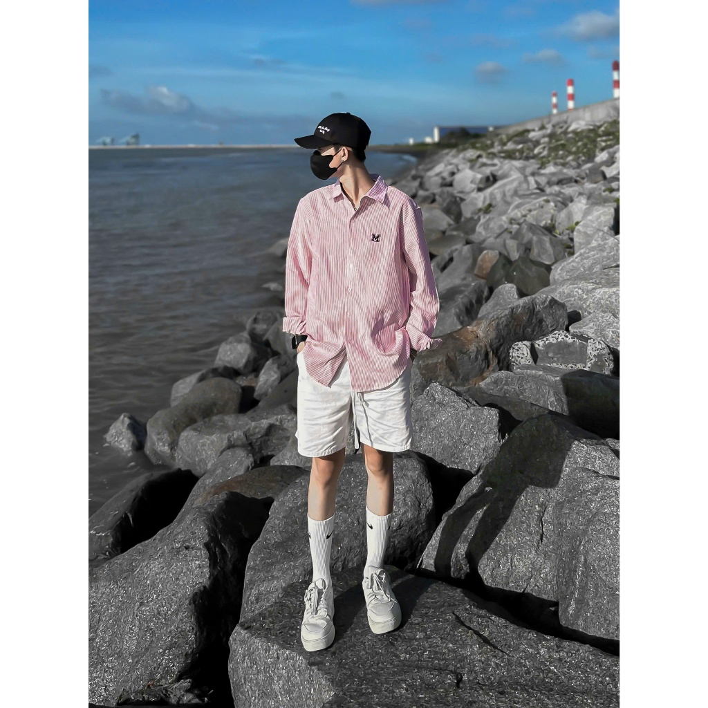 Áo Sơ Mi Kẻ Sọc Oxford Thêu Morpheus Local Brand, Áo Sơ Mi Tay Ngắn, Áo Sơ Mi Tay Dài Oxford Nam Nữ Form Rộng Unisex Hàn | BigBuy360 - bigbuy360.vn
