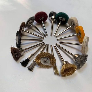 Bộ chổi đánh rỉ 16 PCS trục 3mm