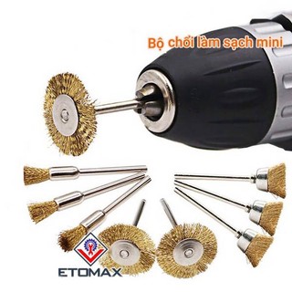 Bộ chổi đánh rỉ 16 PCS trục 3mm