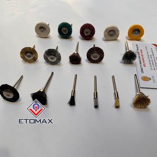 Bộ chổi đánh rỉ 16 PCS trục 3mm