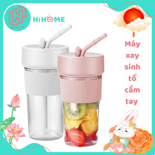 Máy Xay Sinh Tố Cầm Tay 6 Lưỡi, Máy Xay Hoa Quả Sử Dụng Pin Sạc Cổng USB Siêu Tiện Lợi – Bảo Hành 3 Tháng