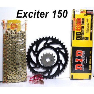Sên DID vàng 10 ly, Nhông dĩa RECTO cho Exciter 150