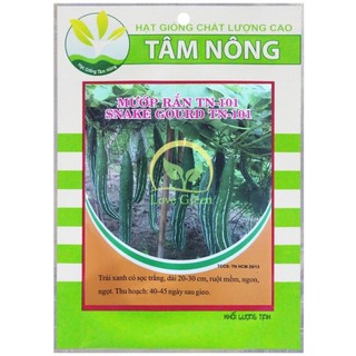 Hạt Giống Mướp Rắn (Lặc Lè, Khổ Qua Tây) 2G Tâm Nông