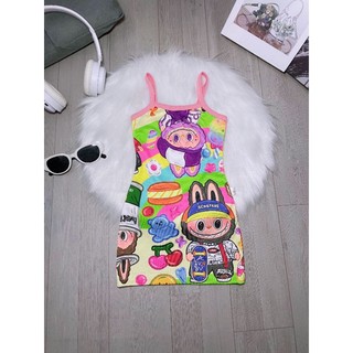 Đầm body dây dành cho bé