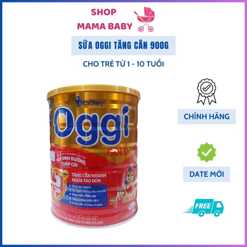Sữa Oggi Tăng Cân 900g, cho trẻ 1 - 10 tuổi