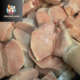 Thịt nạc heo túi 1KG - thăn heo - hầm súp làm chà bông - thịt lợn - thức ăn chó mèo